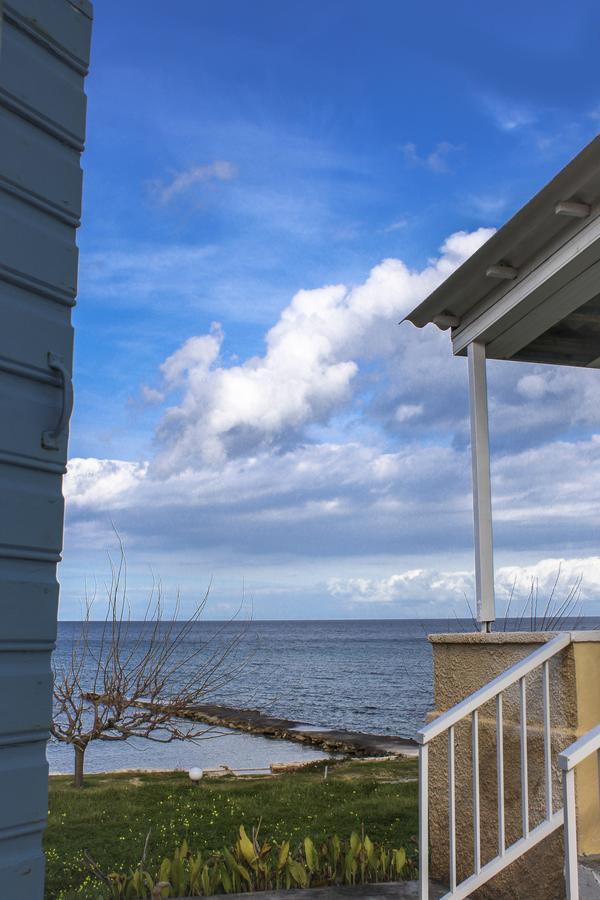 Pelagion II Sea Coral - Beachfront Holiday Home Kypseli Exteriér fotografie